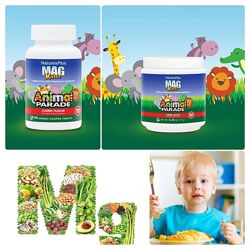 Natures Plus, Animal Parade, Mag Kidz, Магній для дітей , 2 види