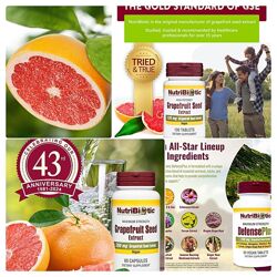 NutriBiotic, екстракт кісточок грейпфрута в капсулах