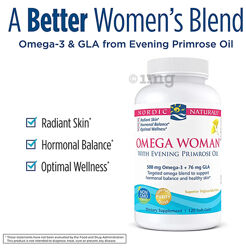 Nordic Naturals, Omega Woman, омега з олією примули вечірньої, для жінок, 1