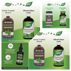 Natures Way Chlorofresh  хлорофіл рідина, краплі, таблетки