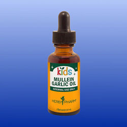 Herb Pharm, Вушна олія, коровяк/часник, 1 рідка унція 30 мл