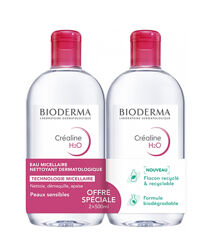 Набір із 2-х шт. Заспокійлива міцелярна вода Bioderma Crealine H2O