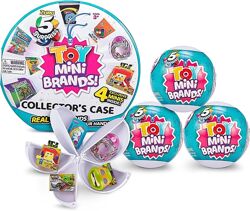Набор сюрприз Мини игрушки, 3 шарика и кейс, 5 surprise Toy mini brands 
