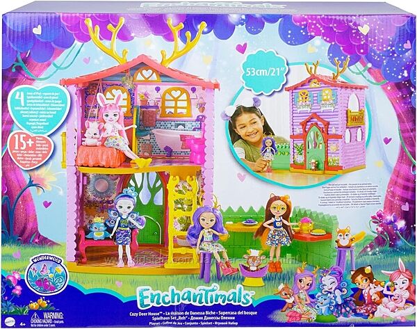 Домик с куклой Данессой Enchantimals Cozy Deer House, Mattel