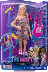 Кукла Барби Малибу поющая, с гитарой, свет, звук Barbie Big City