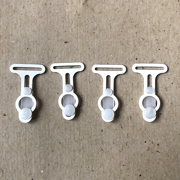 Клипсы для чулок 4 штуки-застежки для чулок-белые