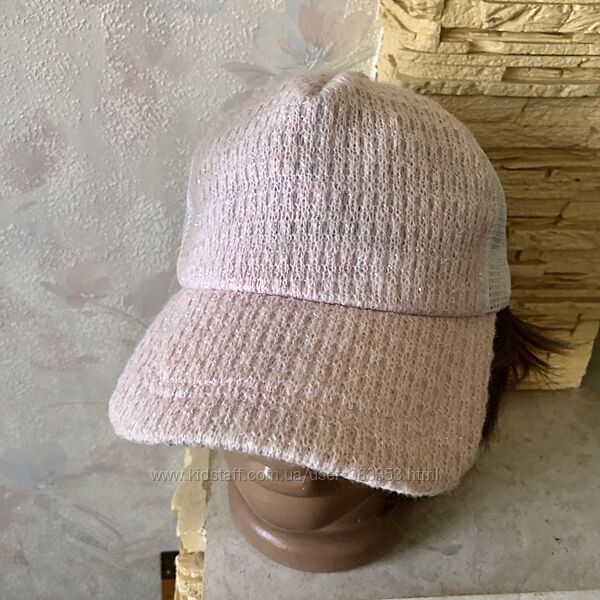 Бейсболка с сеткой -демисезонн-пудовая-56-59 см