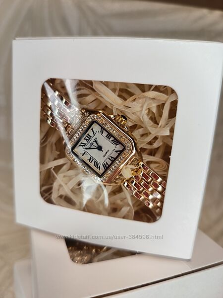Жіночий годинник у стилі Cartier 