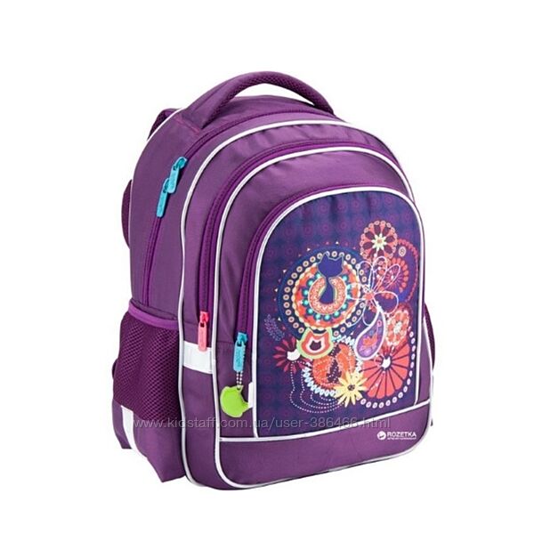 Рюкзак шкільний Kite Education для дівчаток 38 x 29 x 13 см 14 л Квіти 