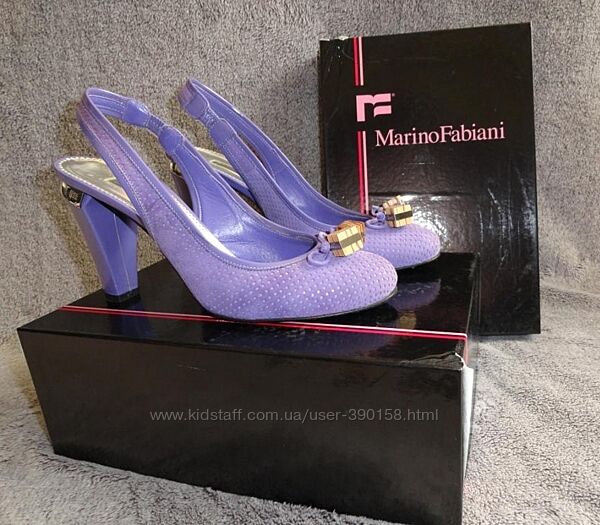 Замшеві туфлі Marino Fabiani 38,5р. Італія.