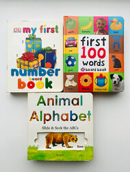 Книга развивающая Английский язык для малышей Алфавит Цифры Животные