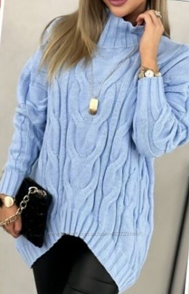 Жіночий светр блакитний Італія 