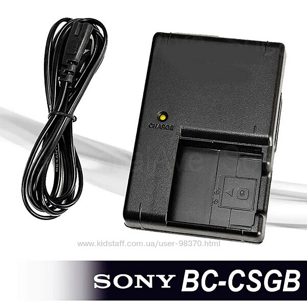 Зарядний пристрій bc csgb оригінал тип 2 для камер sony, акумулятор np bg1 