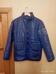 Куртка для хлопчика синя демисезон рост 164-170