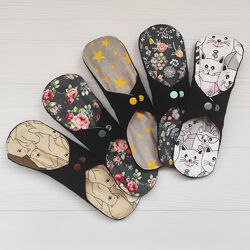 Многоразовые прокладки для критических дней. Большой выбор тканей.