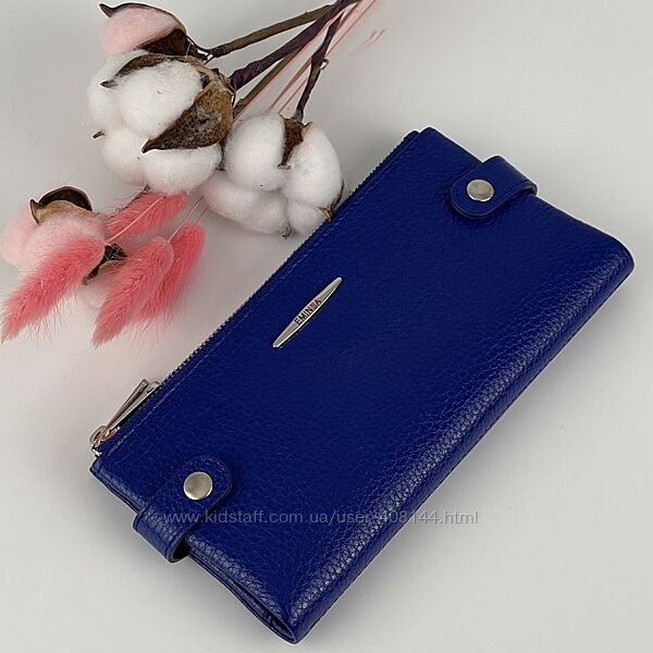 Гаманець жіночий шкіряний Eminsa 2117 18-15 електрик