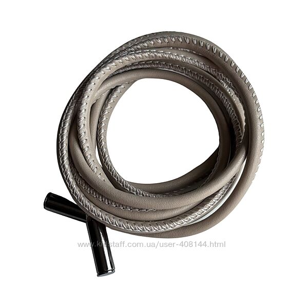 Ремінь жіночий шкіряний циліндричний Кремінь 05.05.15.04 бежевий