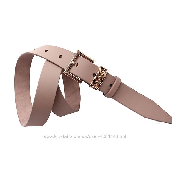 Ремінь жіночий шкіряний Кремінь 05.30.00.218 бежевий