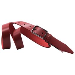Ремінь жіночий шкіряний Кремінь 05.30.00.110 червоний