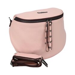 Сумка жіноча шкіряна Tony Bellucci 0258-202 світло-рожева