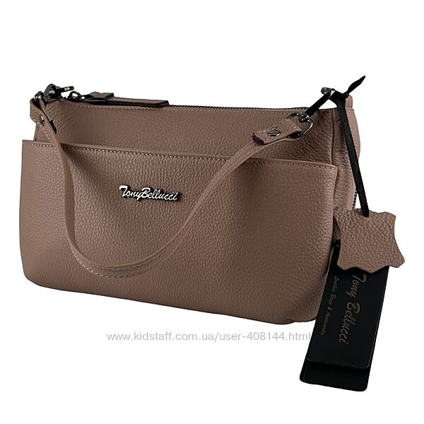 Сумка жіноча шкіряна Tony Bellucci 0440-205 пудра