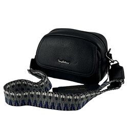 Сумка жіноча шкіряна Tony Bellucci 0617-281 чорна