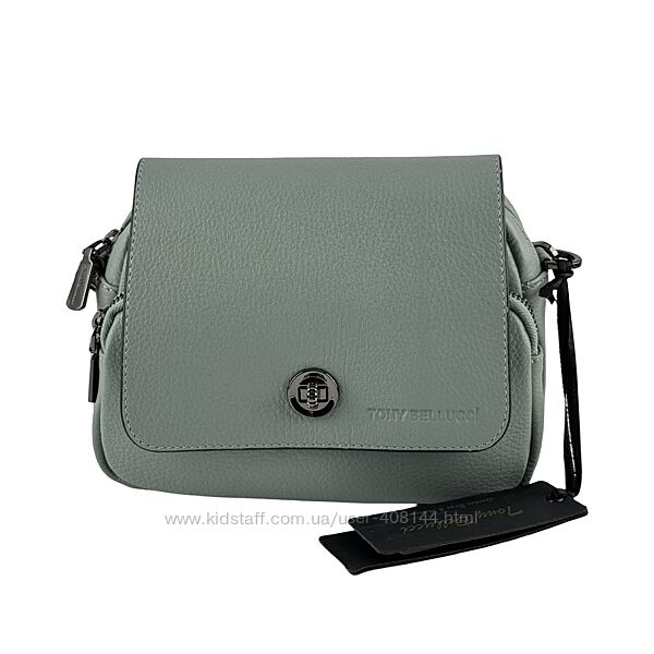 Сумка жіноча шкіряна Tony Bellucci 0619-207 фісташкова