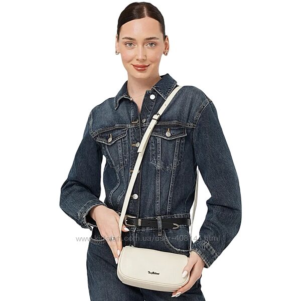 Сумка жіноча шкіряна Tony Bellucci 0875-201 молочна