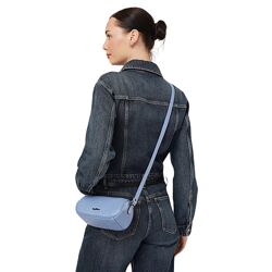 Сумка жіноча шкіряна Tony Bellucci 0875-206 блакитна