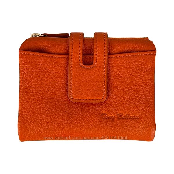 Гаманець жіночий шкіряний Tony Bellucci T898-1268 помаранчевий
