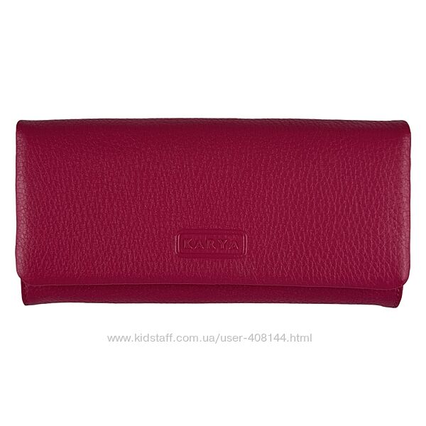 Гаманець жіночий шкіряний Karya 1159-244 фуксія