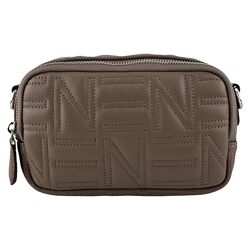 Сумка крос-боді жіноча шкіряна Enzo Nori EN1019-259 бежева