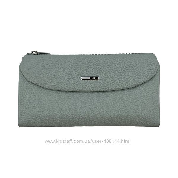 Гаманець жіночий шкіряний Karya 1172-028 фісташковий