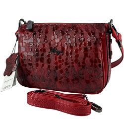 Сумка жіноча шкіряна лакована Karya 5069-589 червона