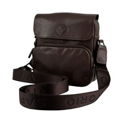 Сумка чоловіча шкіряна - месенджер Vittorio Safino VS 068 коричнева