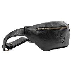 Сумка крос-боді шкіряна Vittorio Safino VS 030 чорна