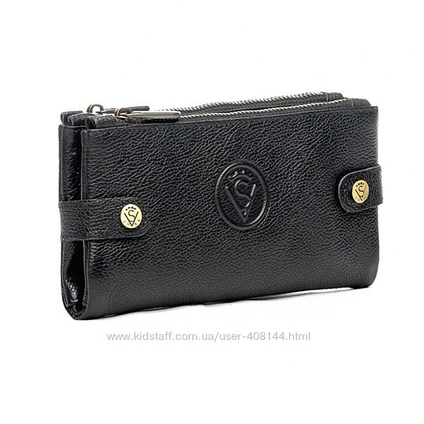 Портмоне чоловіче шкіряне Vittorio Safino K 42 чорне