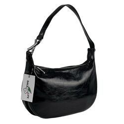Уцінка Сумка жіноча шкіряна лакована Bags4Life 55612 чорна