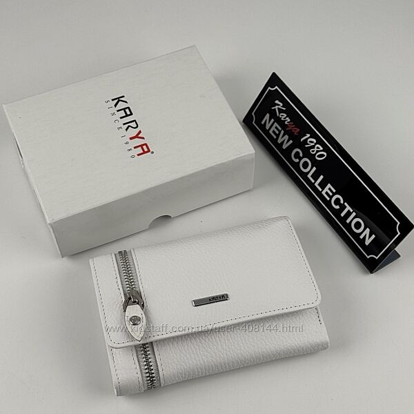 Гаманець жіночий шкіряний Karya 2004-09 білий