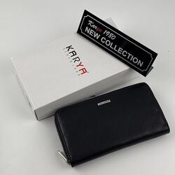 Гаманець жіночий шкіряний Karya 1072-620 чорний