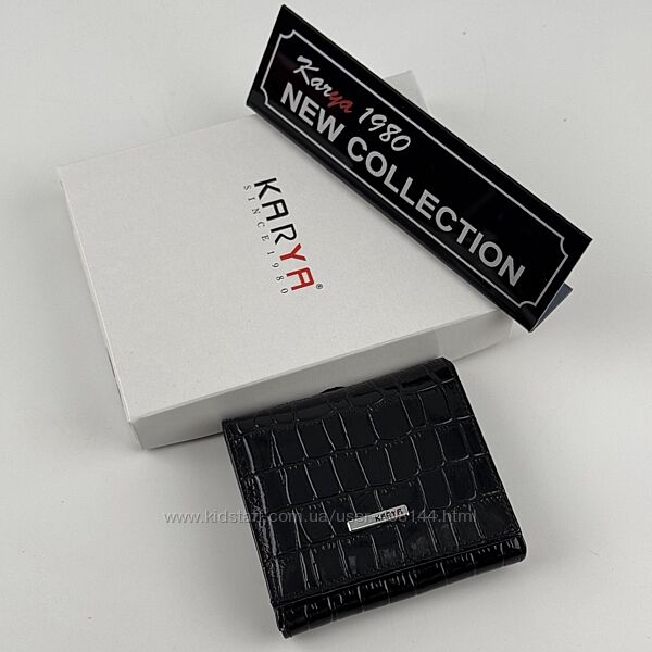 Гаманець жіночий шкіряний Karya 1203-06 чорний