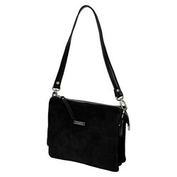 Сумка жіноча замшева Karya 3012-6 чорна