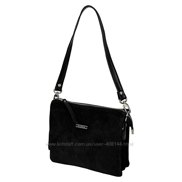 Сумка жіноча замшева Karya 3012-6 чорна