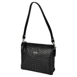 Сумка жіноча шкіряна Karya 3012-630 чорна