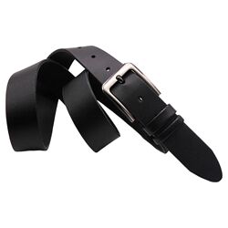 Ремінь чоловічий шкіряний Кремінь 01.40.00.273 чорний