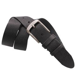 Ремінь чоловічий шкіряний Кремінь 01.40.63.28 чорний