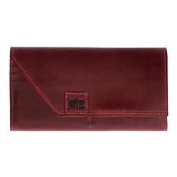 Гаманець жіночий шкіряний Grande Pelle Festa 513161 бордовий 