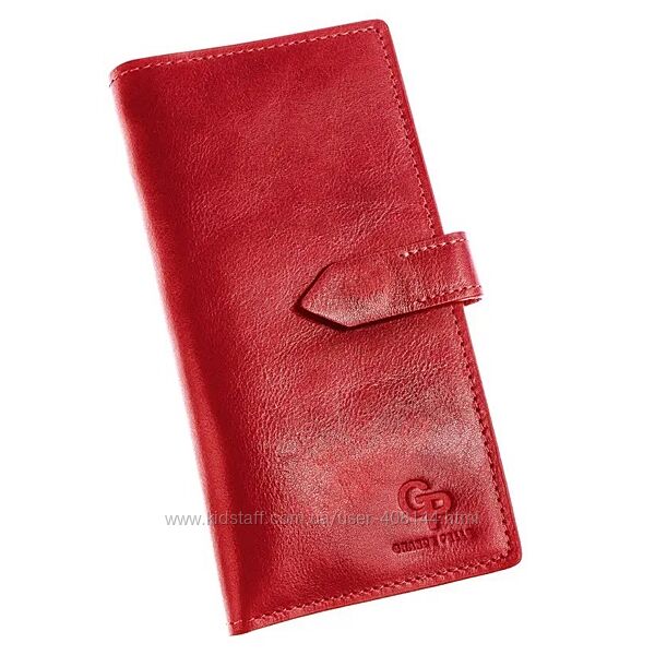 Гаманець жіночий шкіряний Grande Pelle 524660 червоний шкіра глянцева