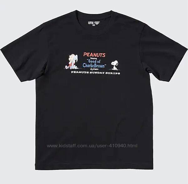 Стильна футболка uniqlo peanuts унісекс