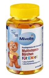 Мультивітаміни Mivolis у формі ведмедиків для дітей, 60 шт. , Німеччина